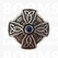 Concho: Celtic conchos screwback saphire Celtic cross sapphire (blue) (ea) Ø 2,6 cm - pict. 1