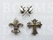 Concho: Celtic conchos screwback silver Cross 29 × 32 mm - pict. 3