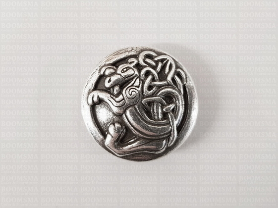 Concho: Celtic conchos screwback silver dragon (ea) - pict. 2