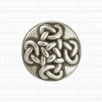 Concho: Celtic conchos screwback silver eternal cross (ea)