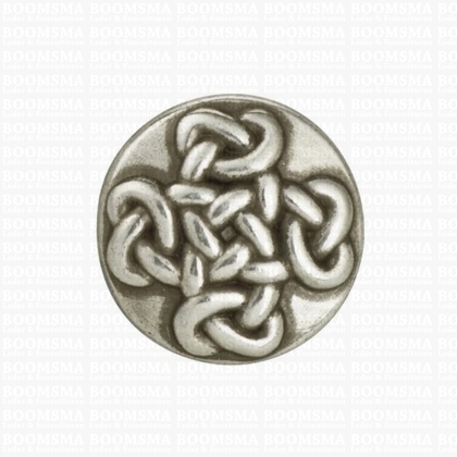 Concho: Celtic conchos screwback silver eternal cross (ea) - pict. 1