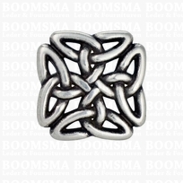 Concho: Celtic conchos screwback filigree square filigree concho knot 'square' (ea) 30 x 30 mm