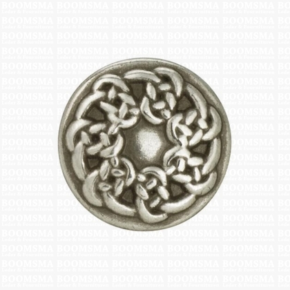Concho: Celtic conchos screwback silver pictish knot (ea) - pict. 1