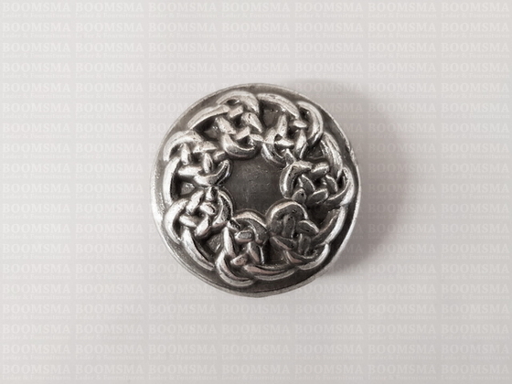 Concho: Celtic conchos screwback silver pictish knot (ea) - pict. 2