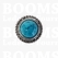 Concho: Concho Ted with turquoise 'stone' 20 mm (3/4'' inch) (12 mm stone) - pict. 1