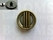 Concho: Steam punk concho screwback silver and gold  3-bar porthole (ea) - pict. 2