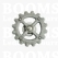 Concho: Steam punk concho screwback silver SP gear (ea) - pict. 1