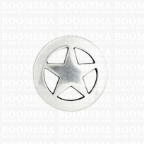 Concho: Concho Texas Star (screwback) star 20 mm nickel plated