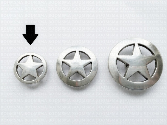 Buy your Concho: Concho Texas Star (screwback) star 20 mm nickel plated ...