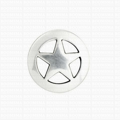 Concho: Concho Texas Star (screwback) star 25 mm nickel plated - pict. 1