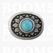 Concho: Concho with rivet  with turquoise stone (imitation) colour: antique silver (ea) - pict. 1