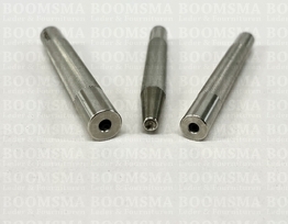 Copper rivet and burr setter RVS Stainless steel copper rivet setter set for small and large rivets