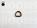 D-ring unwelded antique brass plated 10 mm (10 pcs.) - pict. 2