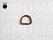 D-ring unwelded antique brass plated 20 mm (10 pcs.) - pict. 1