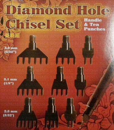 Diamond Stitching Chisel Diamond Hole Chisel Set - pict. 3