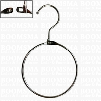Display ring silver coloured Ø 12 cm, with hook (ea)