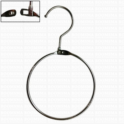 Display ring silver coloured Ø 12 cm, with hook (ea) - pict. 1