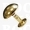 Rivets: Domed rivet gold Ø 15 mm, pin 9 mm (per 10)
