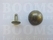Rivets: Domed rivet antique brass plated Ø 15 mm, pin 9 mm (per 10) - pict. 2