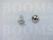 Rivets: Domed rivet silver coloured Ø 10 mm, pin 7 mm (per 10) - pict. 2