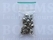 Rivets: Domed rivet silver coloured Ø 10 mm, pin 7 mm (per 10) - pict. 3