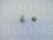 Rivets: Domed rivet silver coloured Ø 7 mm, pin 6 mm (per 10) - pict. 2