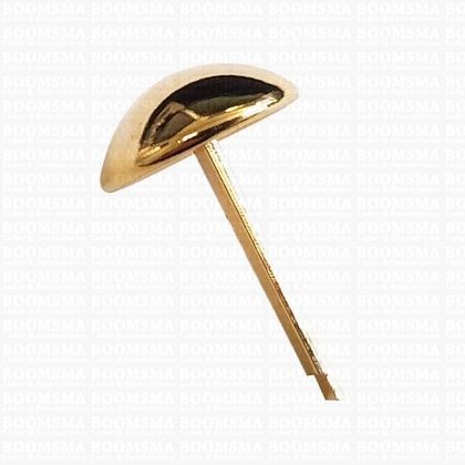 Domed stem studs gold Ø 16 mm (per 10 pcs) - pict. 1