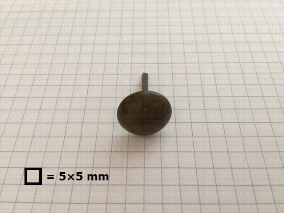 Domed stem studs antique brass plated Ø 16 mm (per 10 pcs) - pict. 2