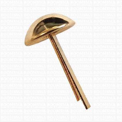 Domed stem studs gold Ø 14 mm (per 10 st.) - pict. 1