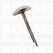 Domed stem studs silver Ø 9 mm (per 10 st.) - pict. 1