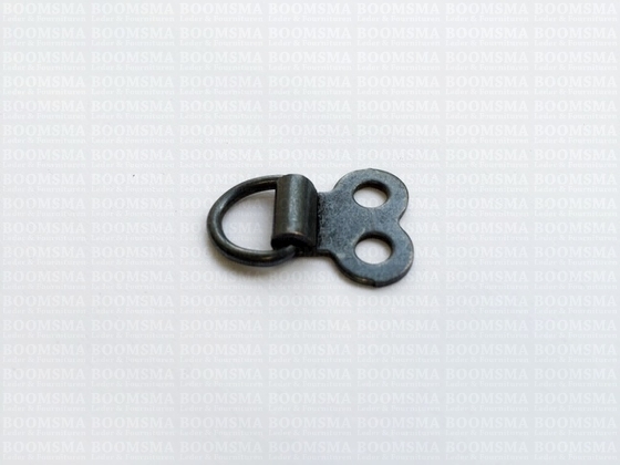 Double Clip & Dee nearly black 19 mm × 27 mm (B × L) (per 10 st.) - pict. 3