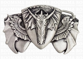 Dragon buckles shield with dragon's head