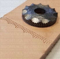 Osborne Embossing wheel carriage and wheels  embossing wheel nr. 10 (ea)