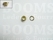 Eyelets: Eyelet 1054R + washer gold 7,5 × 4 × 4 mm (width × hole × height), art. 1054R + washer (per 1000 (M/pk)) - pict. 2
