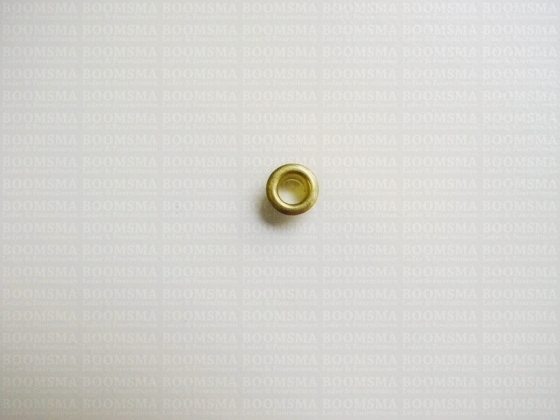 Eyelets: Eyelet 1054S (Split) gold 7,5 × 4 × 4 mm (widht × hole × hight) , 1054S (per 1000 (M/pk)) - pict. 2