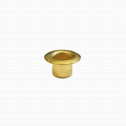 Eyelets: Eyelet 1252S (Split) gold 9 × 4,2 × 5 mm (width × hole × height) , 1252S per 1000 (= M/pk) - pict. 1