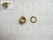 Eyelets: Eyelet 1351R + washer gold 9,8 × 5 × 5.5 mm (widht × hole × hight) , 1351R + washer (per 1000 (M/pk)) - pict. 2