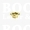 Eyelets: Eyelet or grommet (fit eyeletsetter) gold Eyelet 1/4" medium, 12 × 6 × 6 mm (width × hole × tube) (per 100)