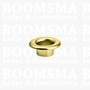 Eyelets: Eyelet or grommet (fit eyeletsetter) gold Eyelet 5/16 inch large, 15 × 8 × 6 mm (width × hole × tube) (per 100)