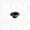 Eyelets: Eyelet or grommet (fit eyeletsetter) antique brass plated Eyelet 5/16 inch large, 15 × 8 × 6 mm (width × hole × tube) (per 100)