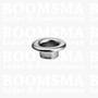 Eyelets: Eyelet or grommet (fit eyeletsetter) silver Eyelet 5/16 inch large, 15 × 8 × 6 mm (width × hole × tube) (per 100)