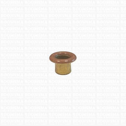 Eyelets: Eyelet or grommet in various colours beige / taupe 1054 (per 20) light beige hole 4 mm - pict. 1