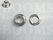 Eyelets: Eyelet or grommet large silver coloured 18,5 × 9,5 × 7 mm (width × hole × height), art. VL40 + washer (per 100) - pict. 2