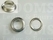 Eyelets: Eyelet or grommet large silver coloured 23,9 × 15 × 8 mm (width × hole × height), art. VL60 + washer (per 100) - pict. 1