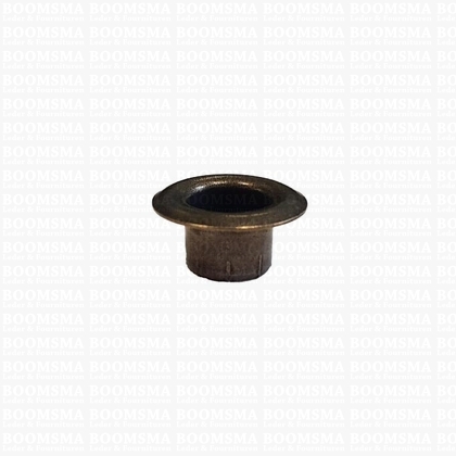 Eyelets: Eyelet 1450S (Split) antique brass plated 11,8 × 6 × 6 mm (width × hole × hight) , 1450S (per 1000 (M/pk)) - pict. 1