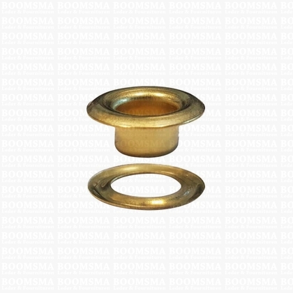 Eyelets: Eyelet VL30 + washer Koper 15 × 7,8 × 6 mm (width × hole × height) , VL30 + washer  - pict. 1