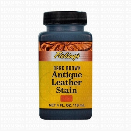 Fiebing Antique leather stain dark brown 118 ml  - pict. 1