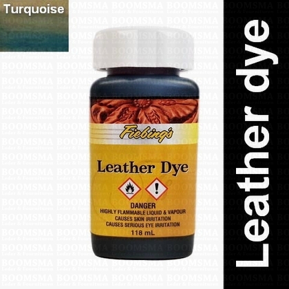 Fiebing Leather dye turquoise Turquoise - small bottle - pict. 1