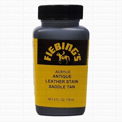 Fiebing Antique leather stain Saddle tan 118 ml saddle tan - pict. 1