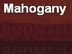 mahogany